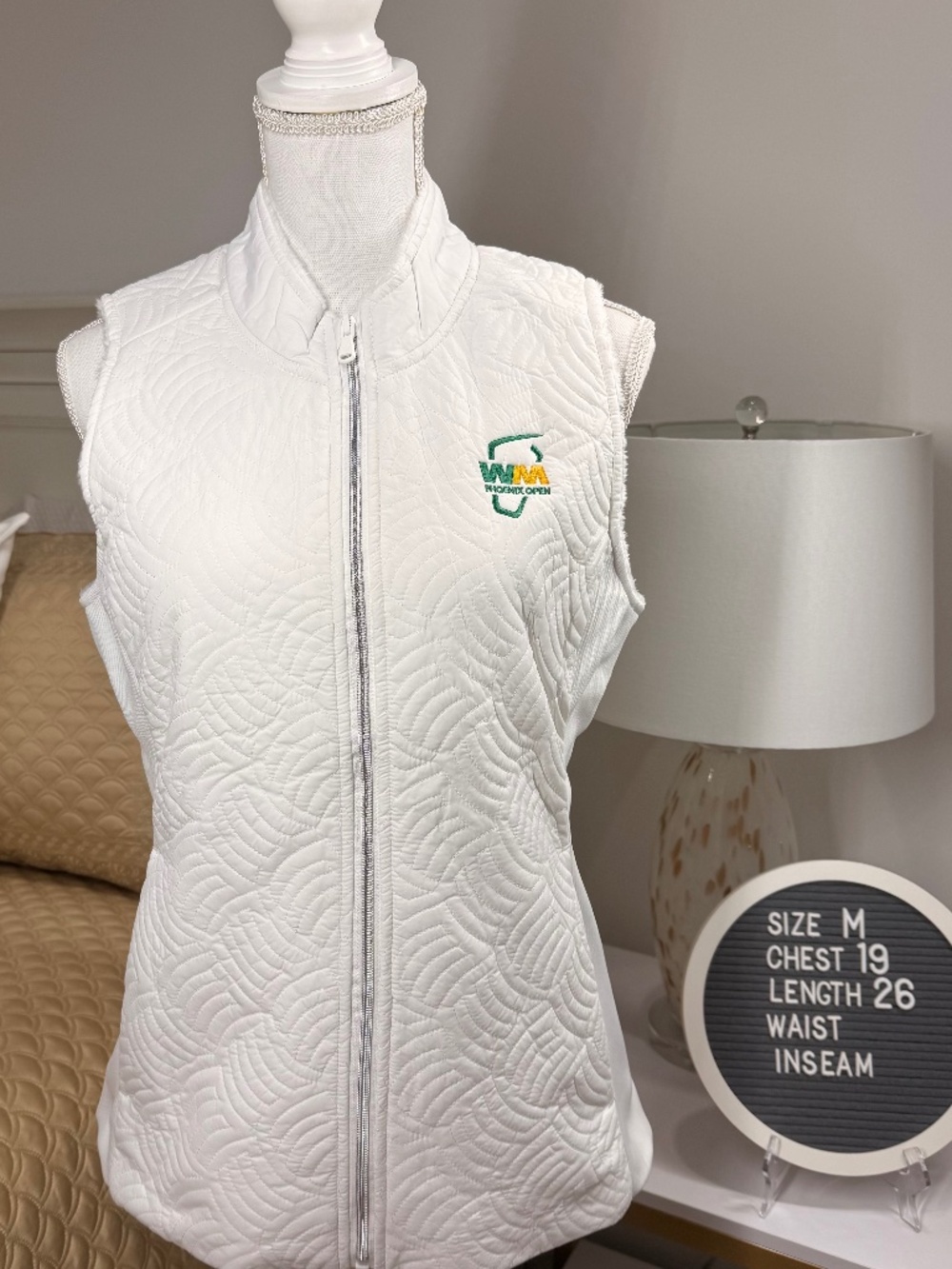 Leveler Sandra Vest with PGA WM Phoenix Open Logo Size M